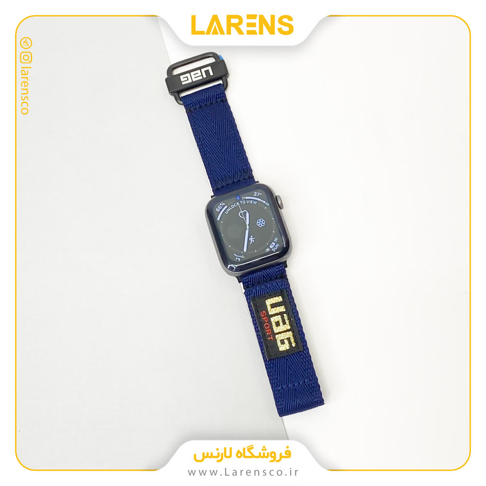 بند اپل واچ  UAG سری Army سایز 42/44/45 میلیمتر _ رنگ Dark Blue